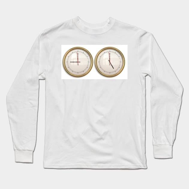 Working 9 to 5... Long Sleeve T-Shirt by clearviewstock